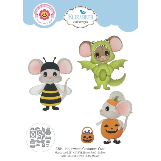 Elizabeth Craft Design, Snijmal, Halloween Costumes Cute - 2384
