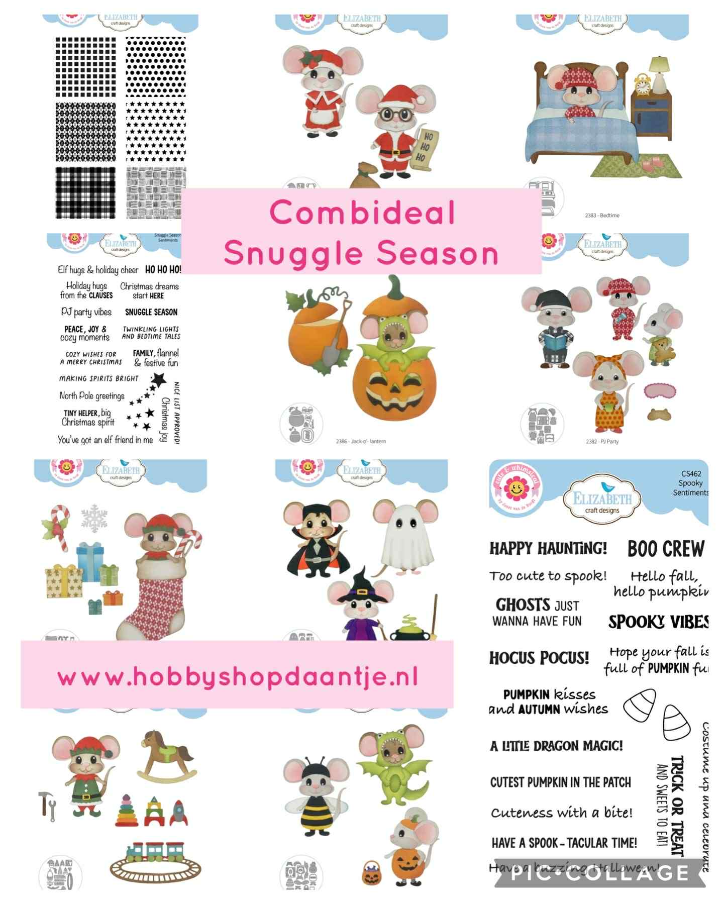 COMBIDEAL - Elizabeth Craft Design, Snuggle Season