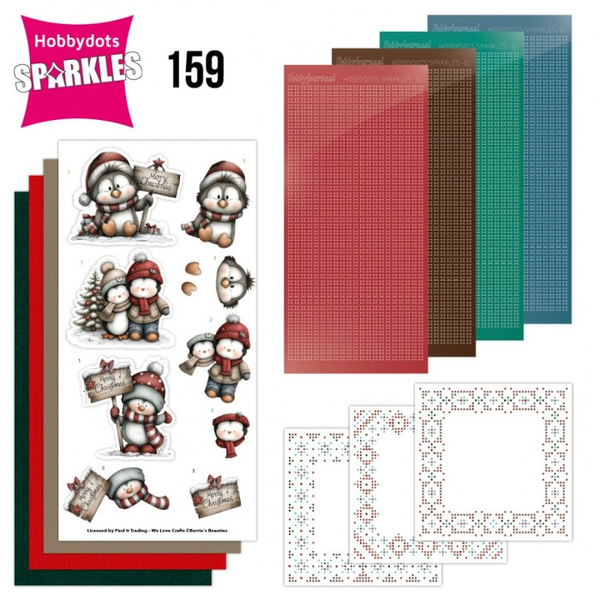 Sparkles 159, Berrie's Beauties, Whimsical Christmas - SPDO159