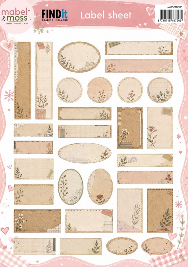 Mabel & Moss, Label Sheet, Winter Wishes - MMSB10003