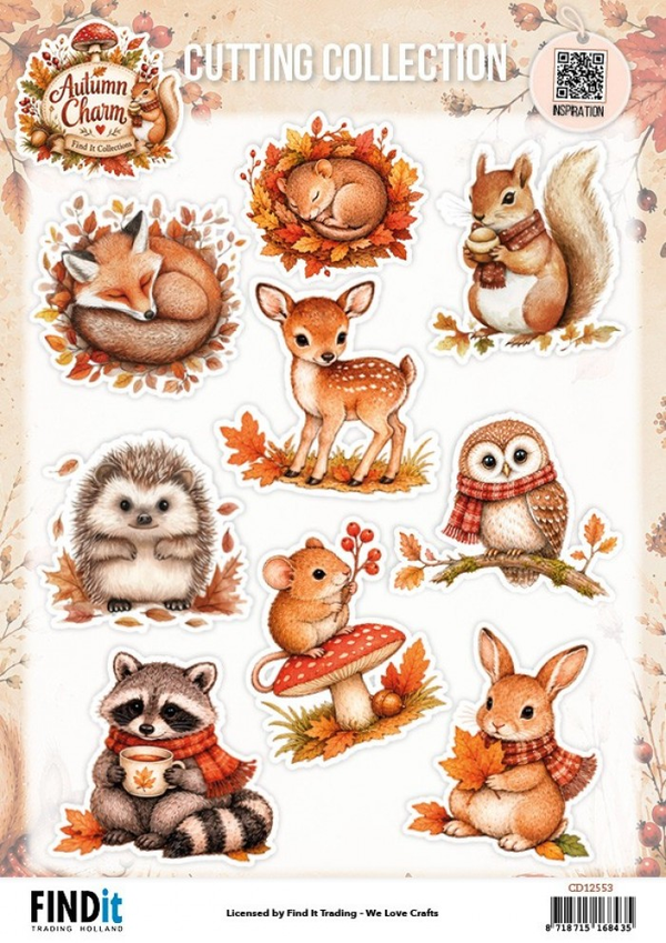 Find It Collection, Knipvel, Autumn Charm, Autumn Tales - CD12553