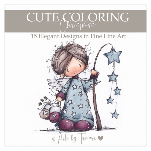 Arts by Tamara, Cute Coloring, Christmas - ABT-CC-001