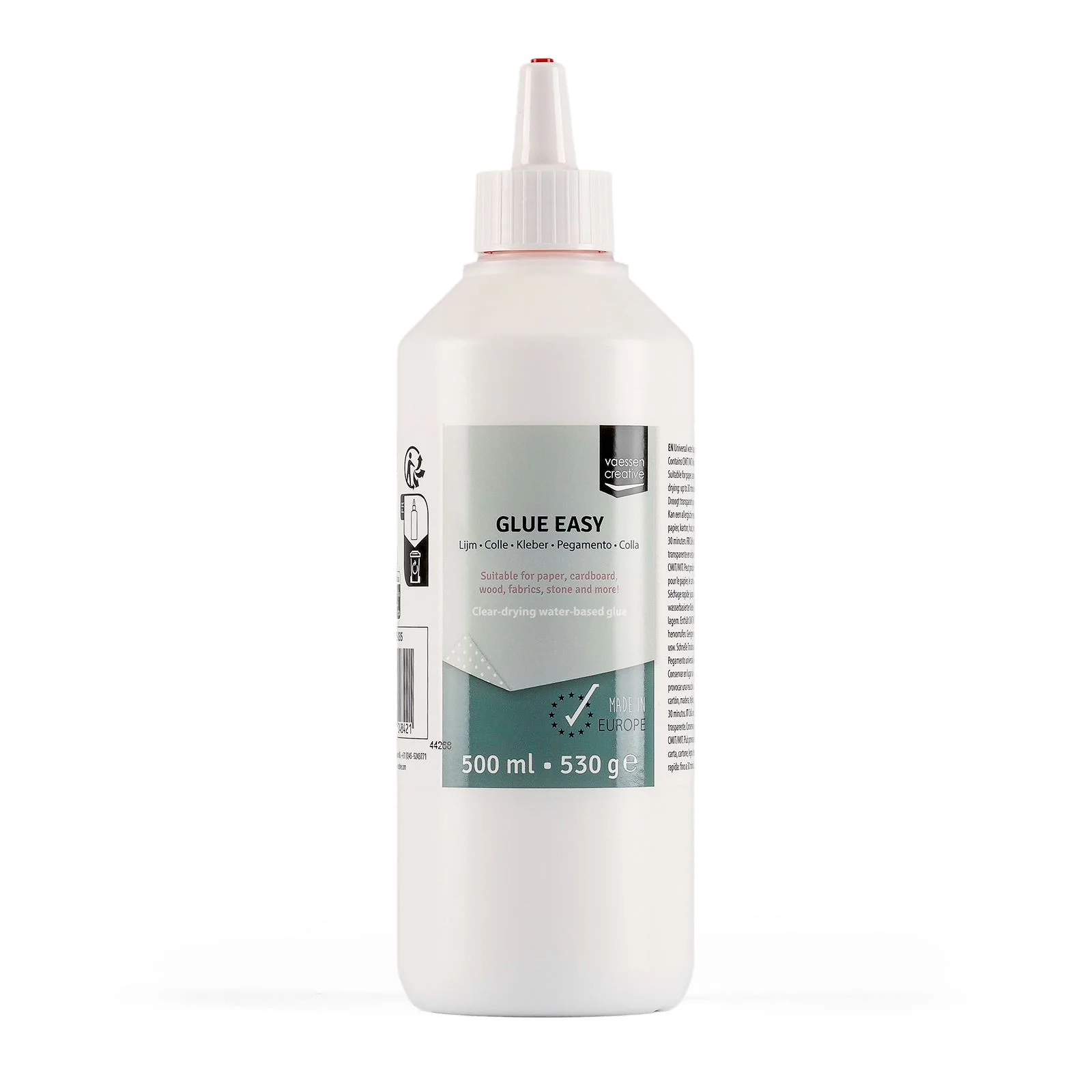 Vaessen Creative, Lijmfles, Transparant, 500 ml - 7005-035