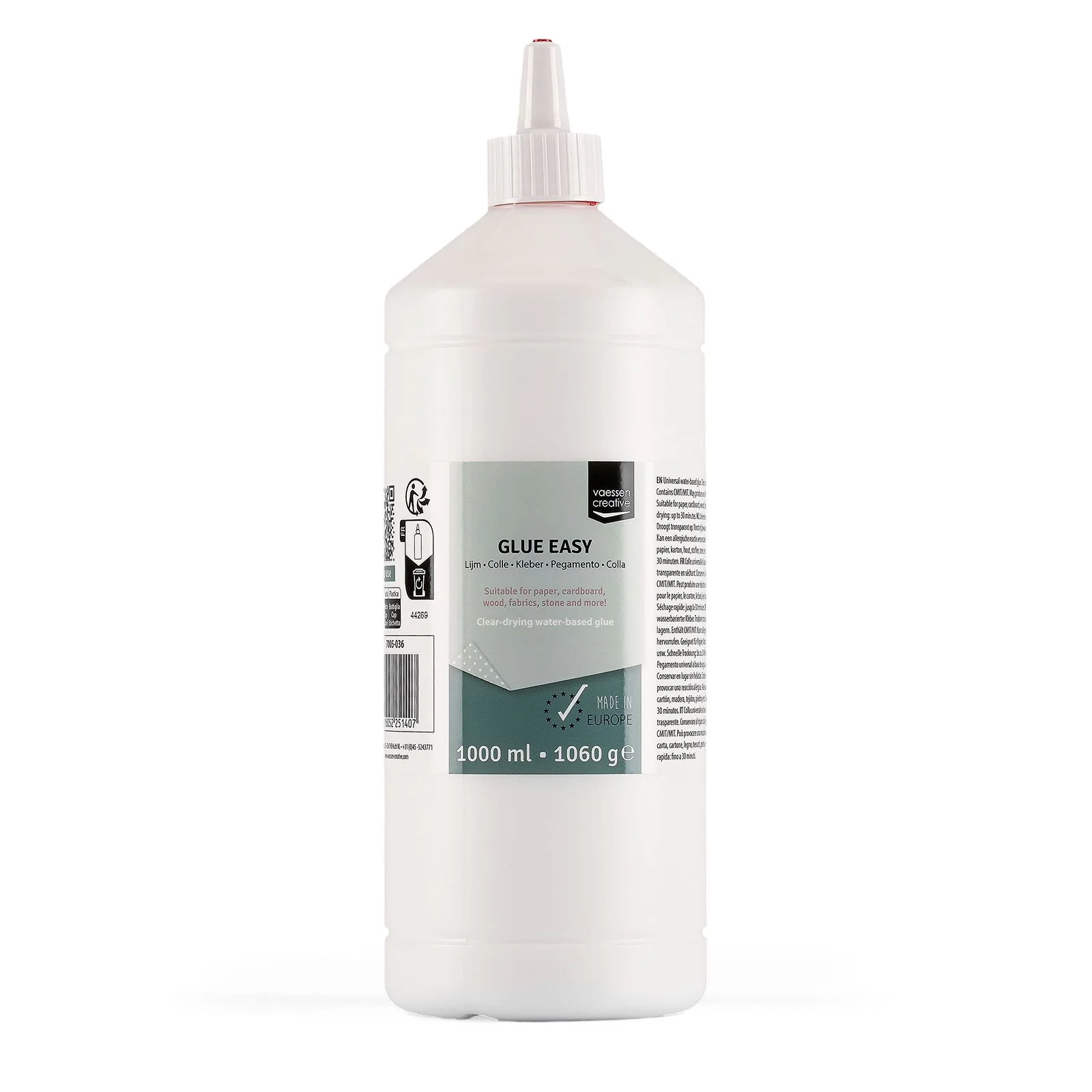 Vaessen Creative, Lijmfles, Transparant, 1000 ml - 7005-036