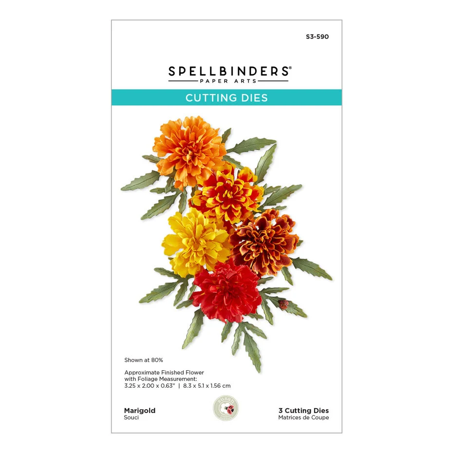 Spellbinders, Snijmal, The Cottage Garden, Marigold - S3-590