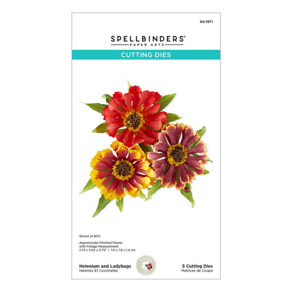 Spellbinders, Snijmal, The Cottage Garden, Helinium and Ladybugs - S4-1571