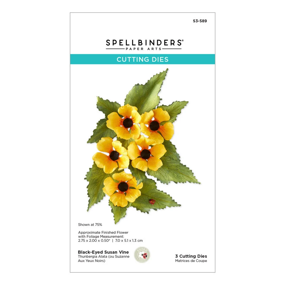 Spellbinders, Snijmal, The Cottage Garden, Black-Eyed Susan Vine - S3-589