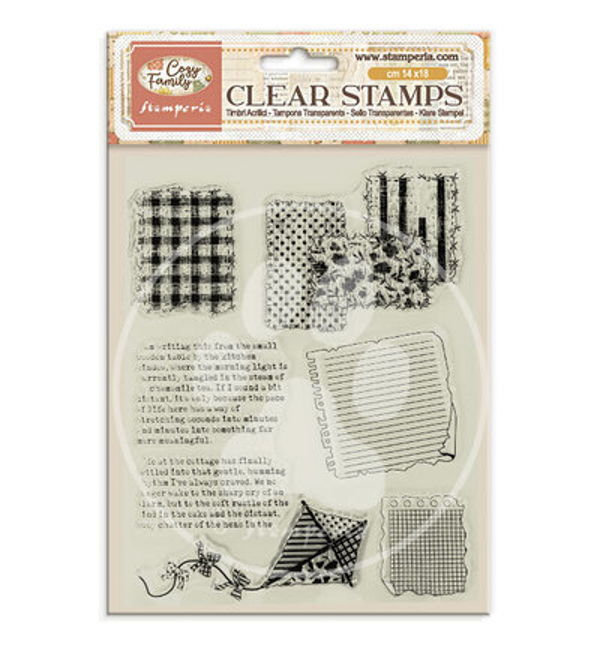 Stamperia, Clear Stamp, Cozy Family - WTK248