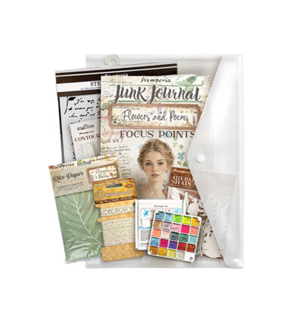 Stamperia, Art Journaling Selection, Flowers and Poems - BJS004