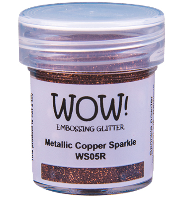 WOW, Embossingpoeder, Metallic Copper Sparkle - WS05R