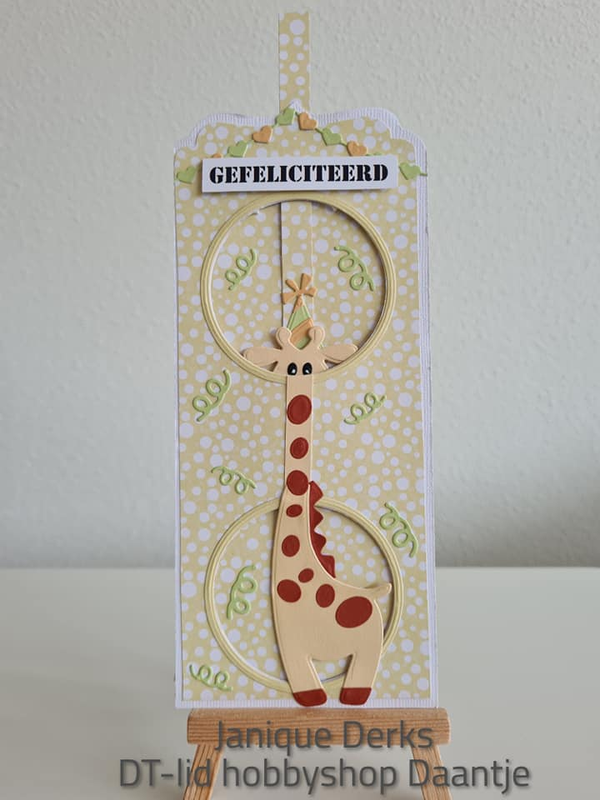 Schuifkaart, Giraffe (Digitale Werkbeschrijving)