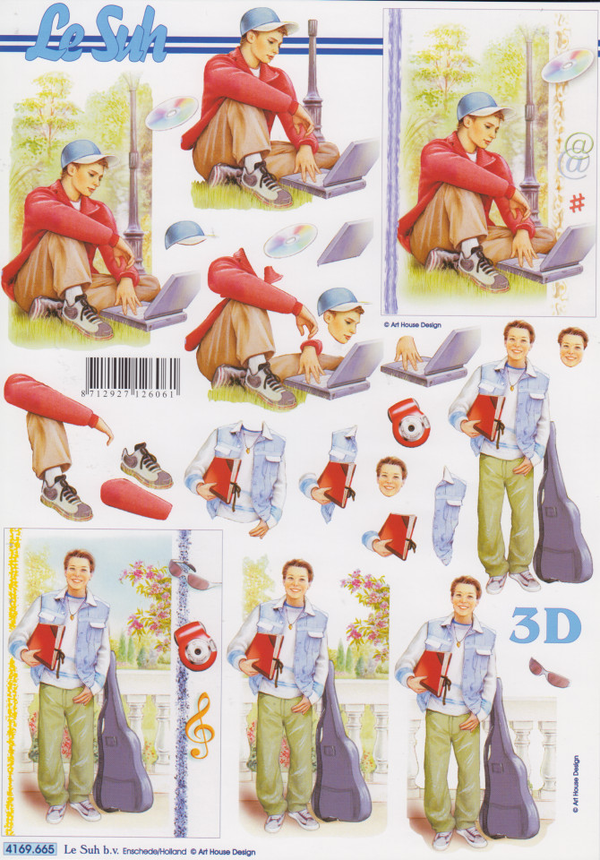 Le Suh , 3D Knipvel, Jongens  - 4169.665