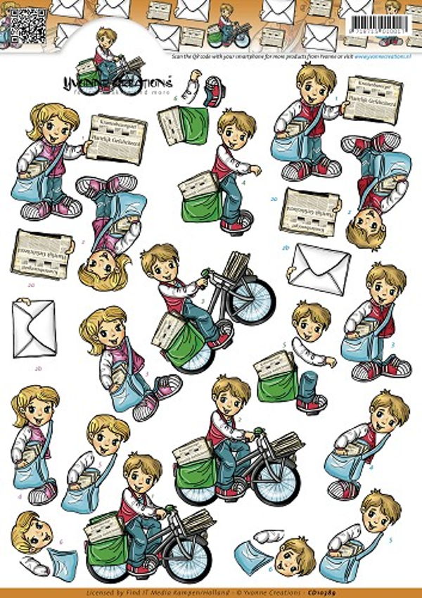 Yvonne Creations, 3D Knipvel, Bezorgers  - CD10389