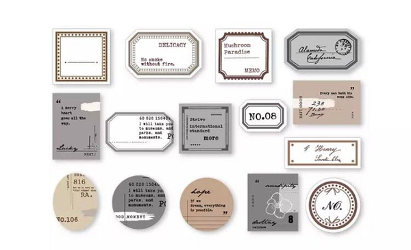 Die Cuts, Note pieces