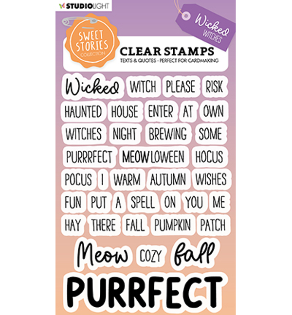 Studiolight, Sweet Stories, Clear Stamp, Quotes, Wicked Watches - SL-SS-STAMP548