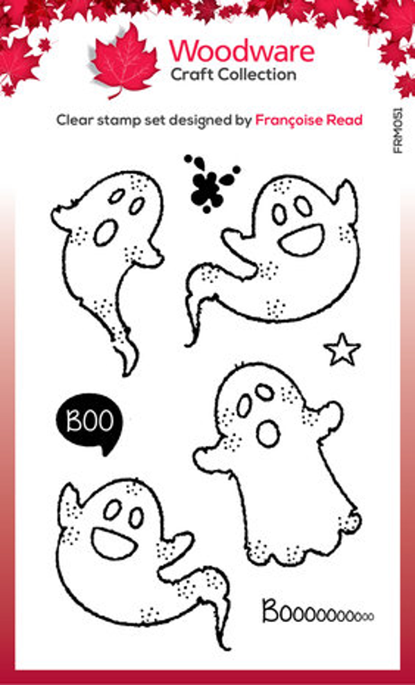 Woodware, Clear Stamp, Tiny Ghost - FRM051