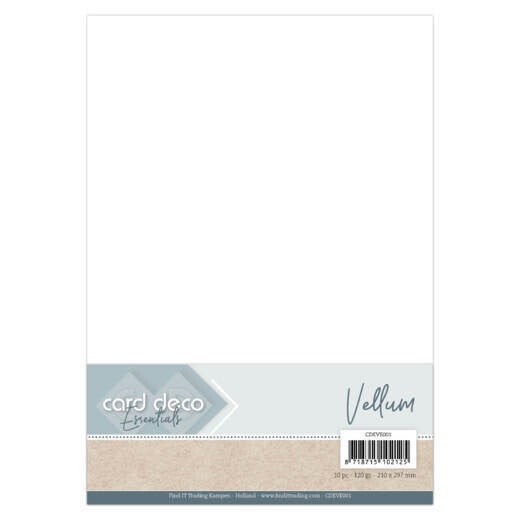 Card Deco, Vellum, A4 formaat - CDEVE001