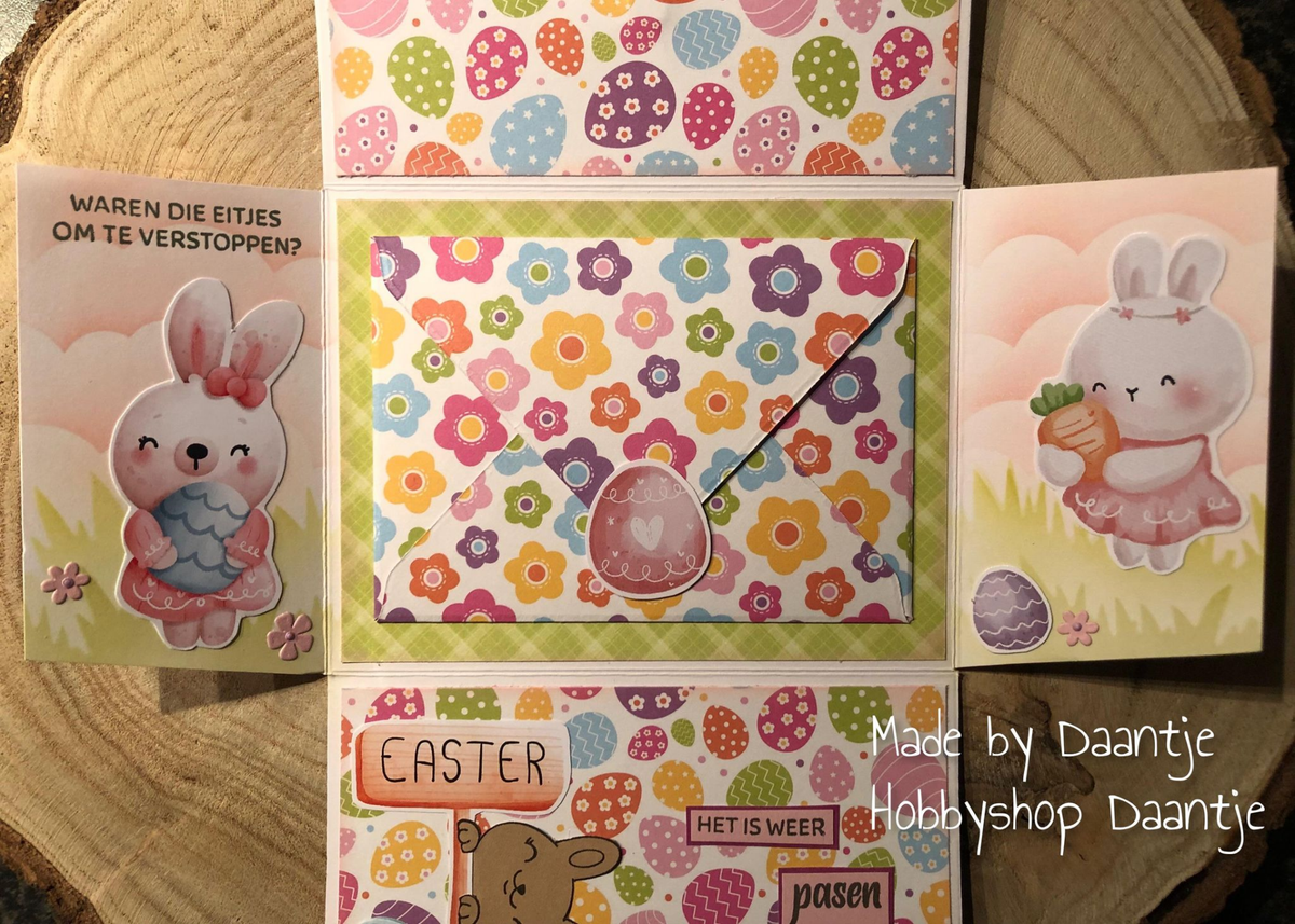 Feestje in een envelopje (Digitale Werkbeschrijving) | Hobbyshop Daantje