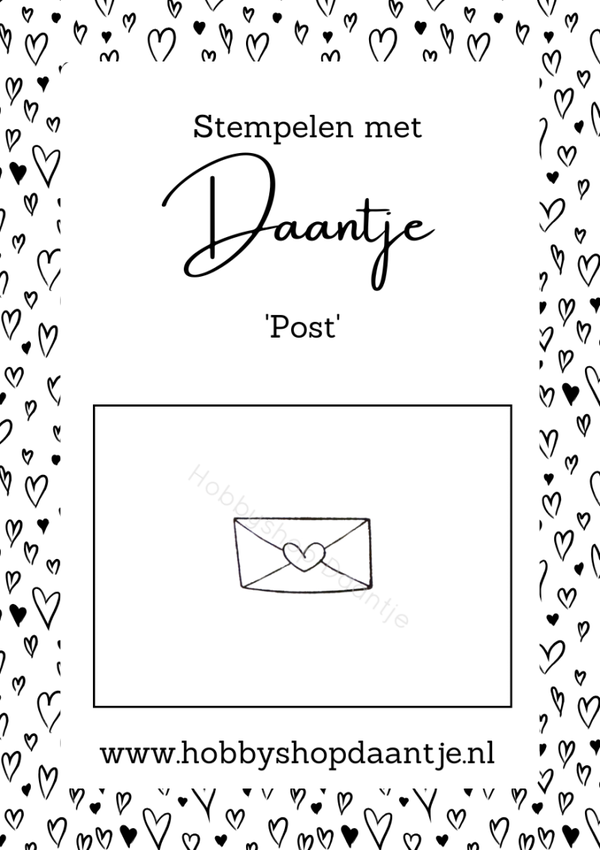 Stempelen met Daantje - Post