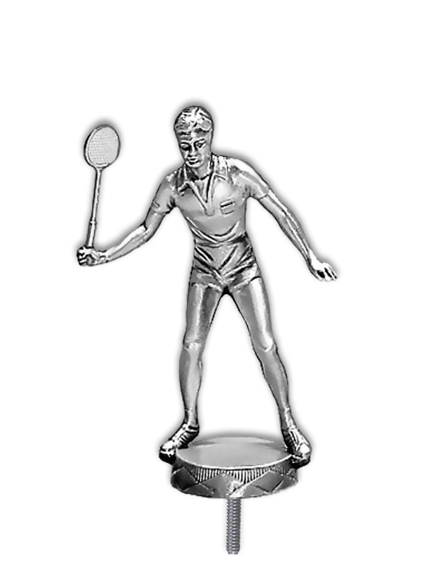 Metallfigur Badminton (Spieler) - F032