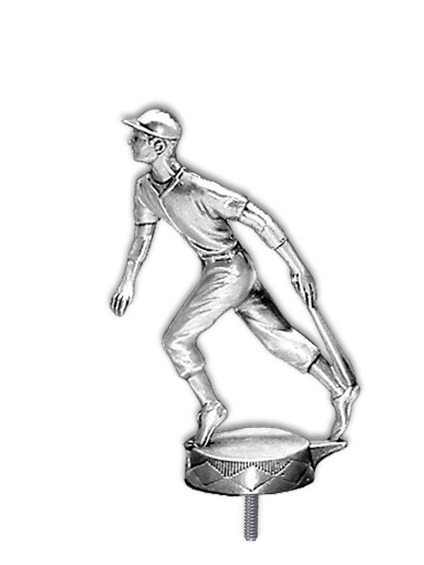 Metallfigur Baseball (Spieler) - F014