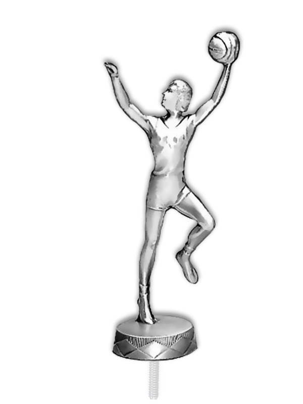 Metallfigur Basketball (Spielerin) - F042