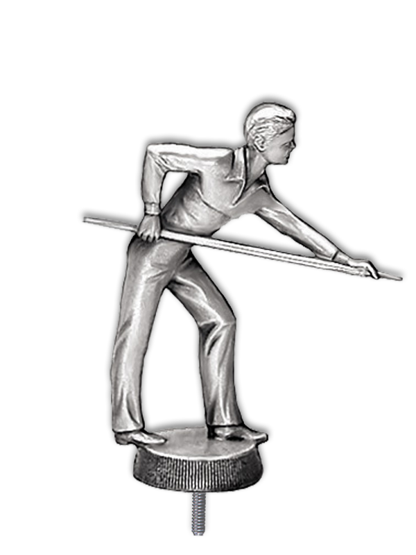 Metallfigur Billard - F018