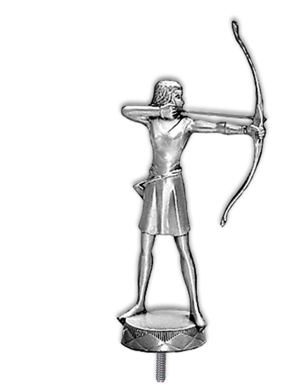 Metallfigur Bogen (Schützin) - F034