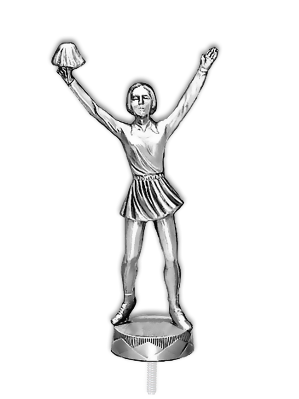 Metallfigur Cheerleader - F047