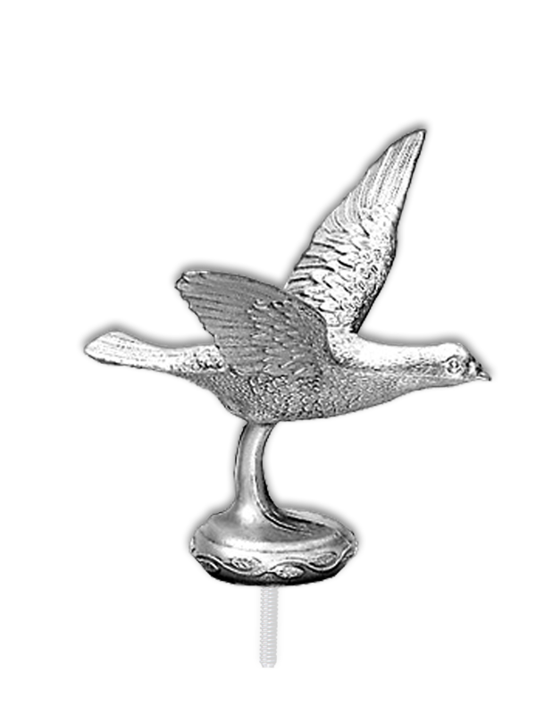 Metallfigur Taube (fliegend) - F063