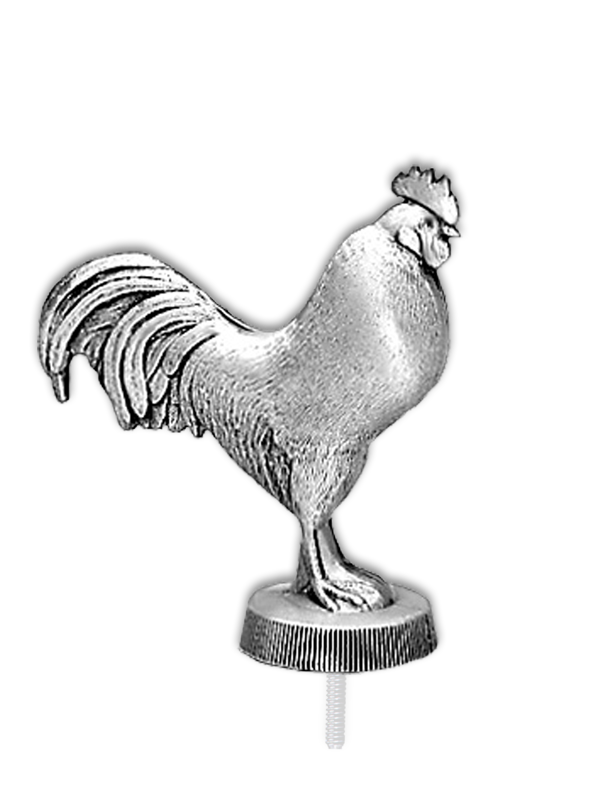 Metallfigur Kleintier (Hahn) - F066