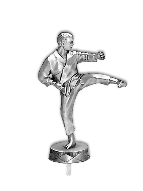 Metallfigur Karate - F052