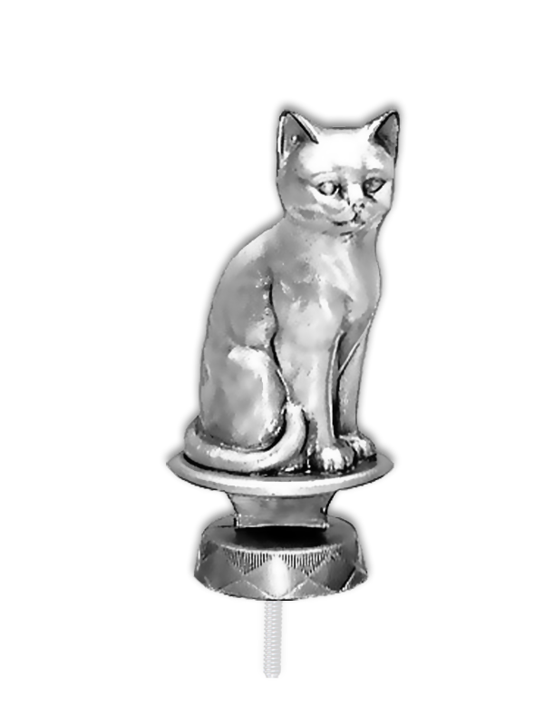 Metallfigur Katze - F064