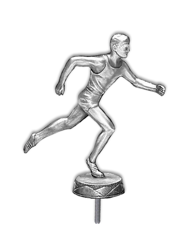 Metallfigur Läufer - F016