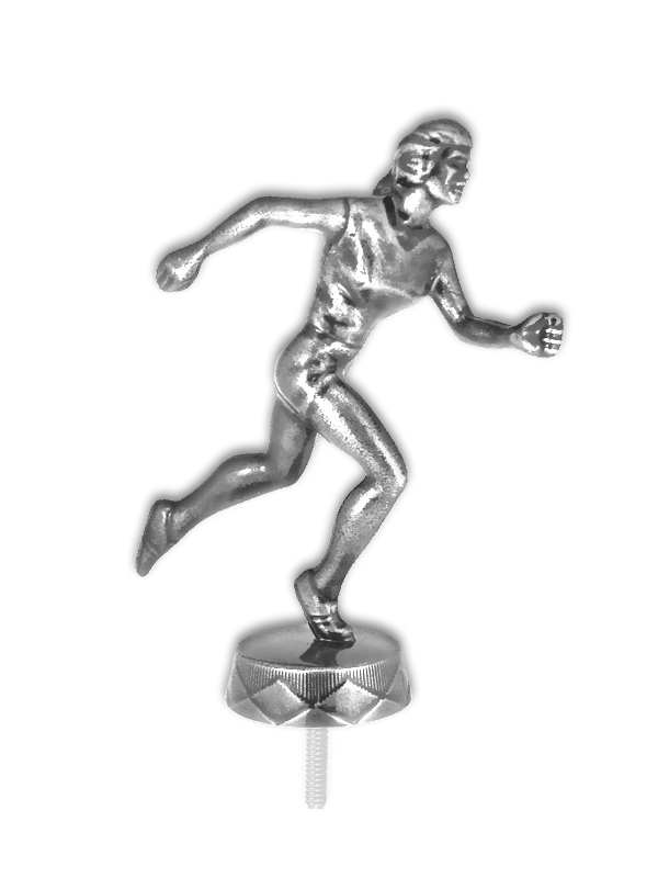 Metallfigur Läuferin - F049