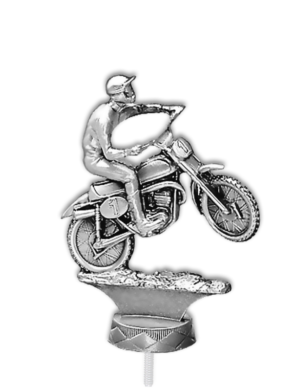 Metallfigur Motocross - F039