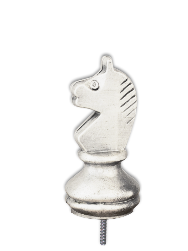 Metallfigur Schach - F037