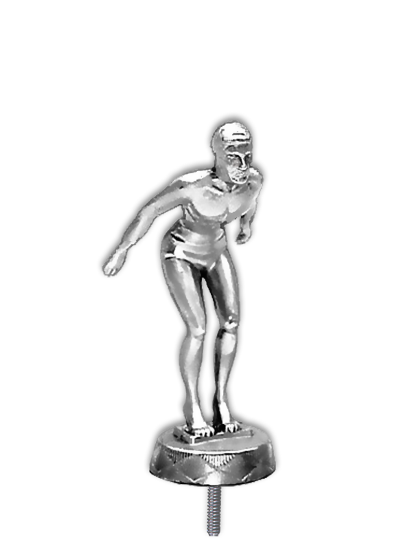 Metallfigur Schwimmen - F025
