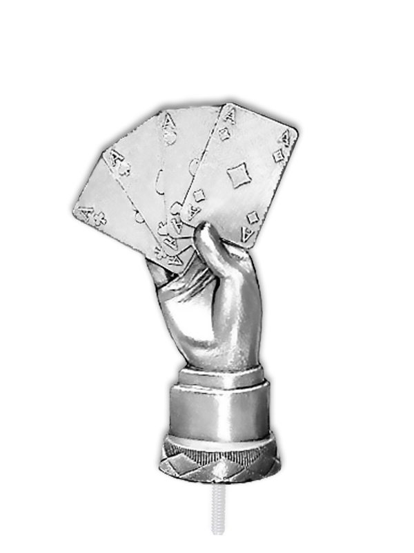 Metallfigur Skat - F038