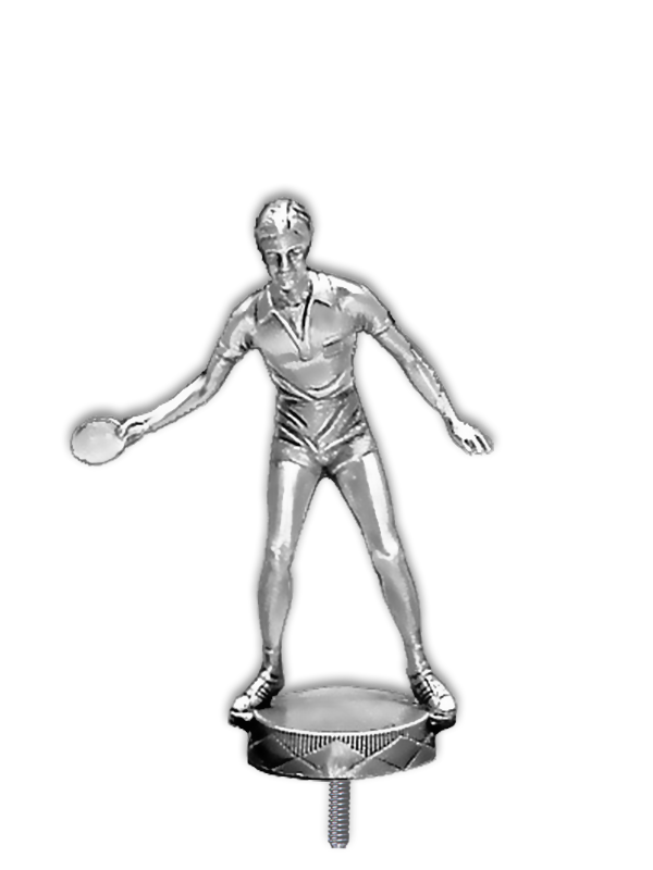 Metallfigur Tischtennis - F023