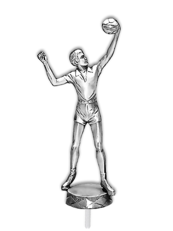 Metallfigur Volleyball-Spieler - F043