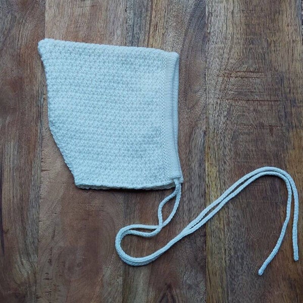 Kaboutermutsje ecru 0-3 maanden