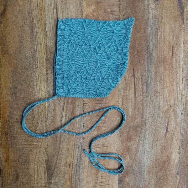 Mutsje Ruit Oceaan blauw 1-2 jaar