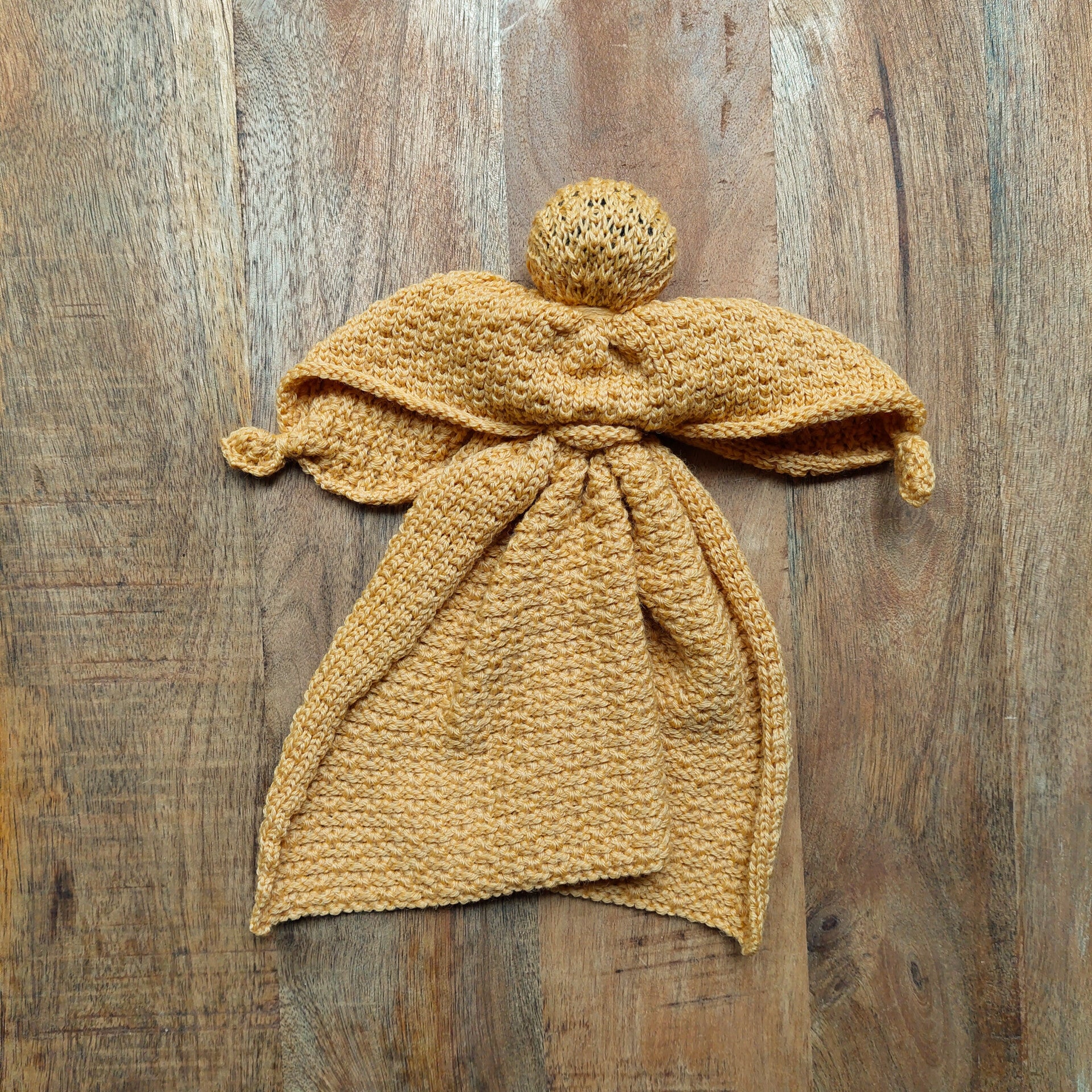 Knuffelpopje mosterd