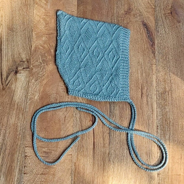 Mutsje Ruit Oceaan blauw 0-3 maanden