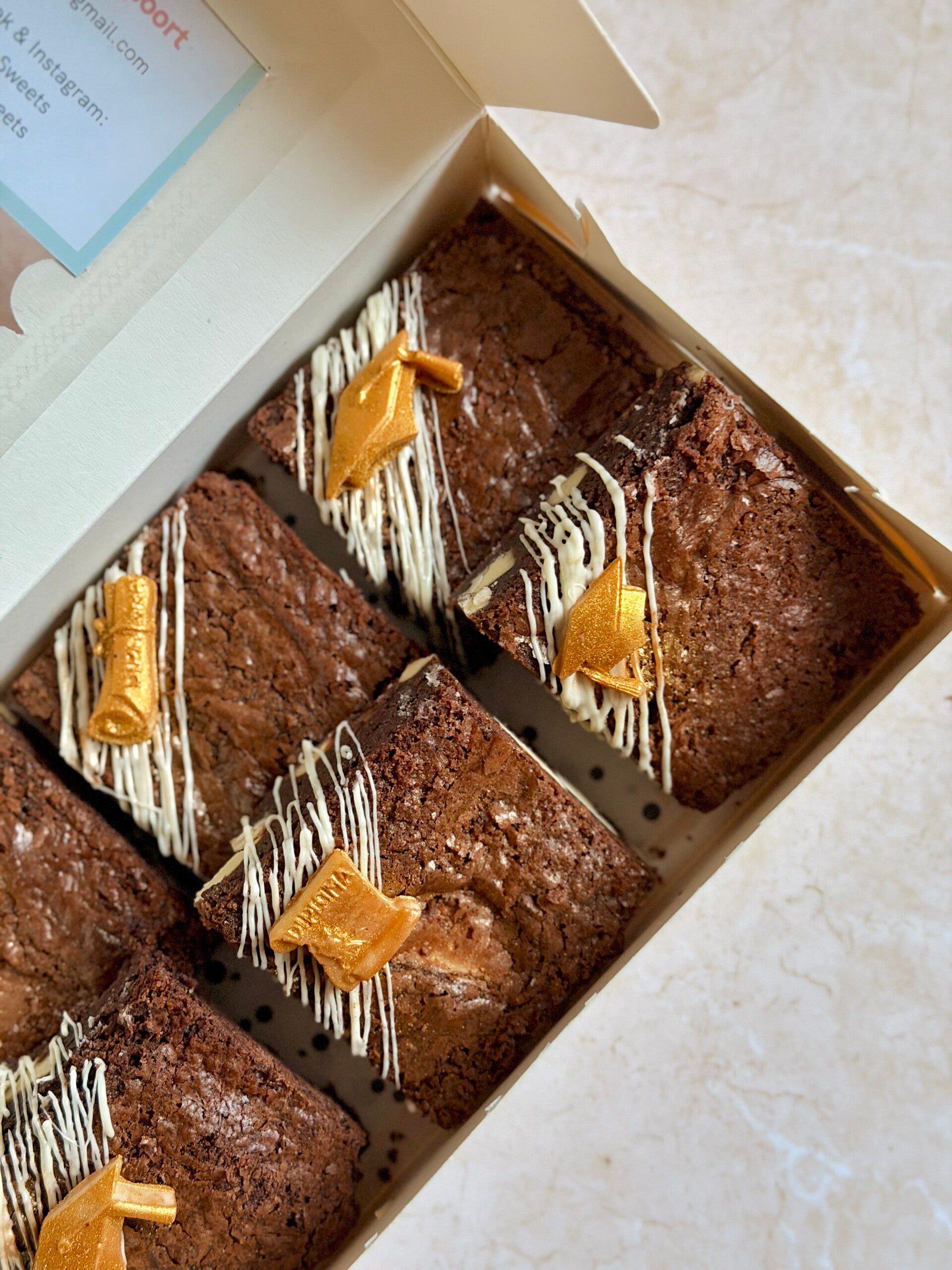 Brownies - set van 6
