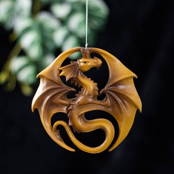 Dragon Medal Hanging Ornament Anne Stokes