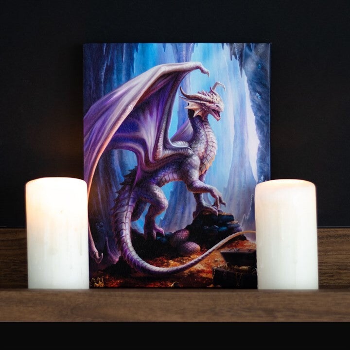 Treasure Trove Canvas Plaque - Anne Stokes