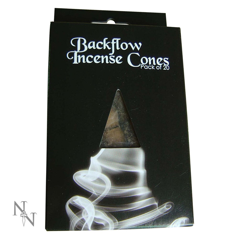 Backflow Incense Cones Pack of 20, Jasmine Scented.