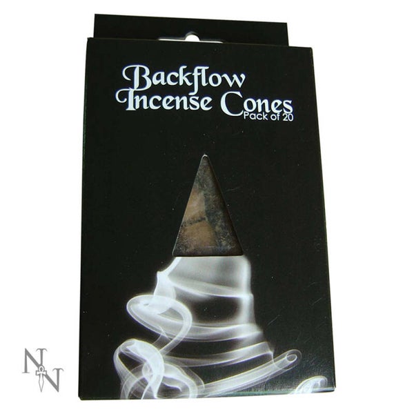 Backflow Incense Cones Pack of 20, Jasmine Scented.